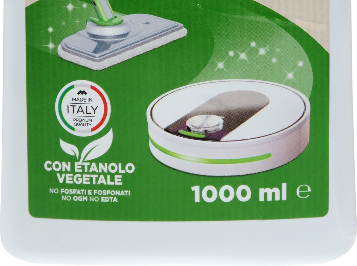 Meliconi ECO CLEAN vloerreinigingsmiddel voor dweilrobot - 1000ml - Geschikt voor Roborock en iRobot Braava Jet m6 - Schoonmaakmiddel - Vloerreiniger vloeistof - Reinigingsmiddel — afbeelding 4
