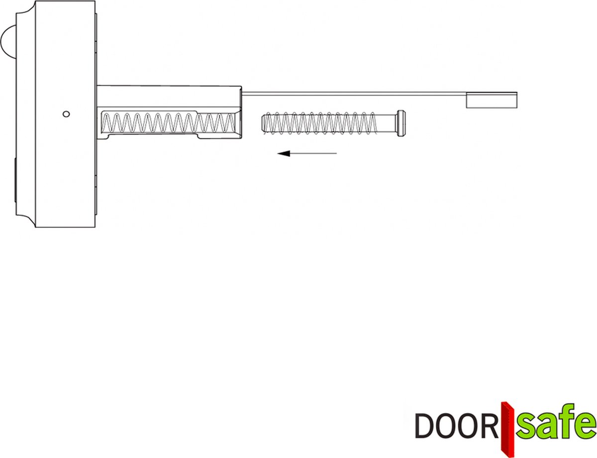 Doorsafe 6914 | Digitale internet deurspion met deurbel | - afbeelding 3