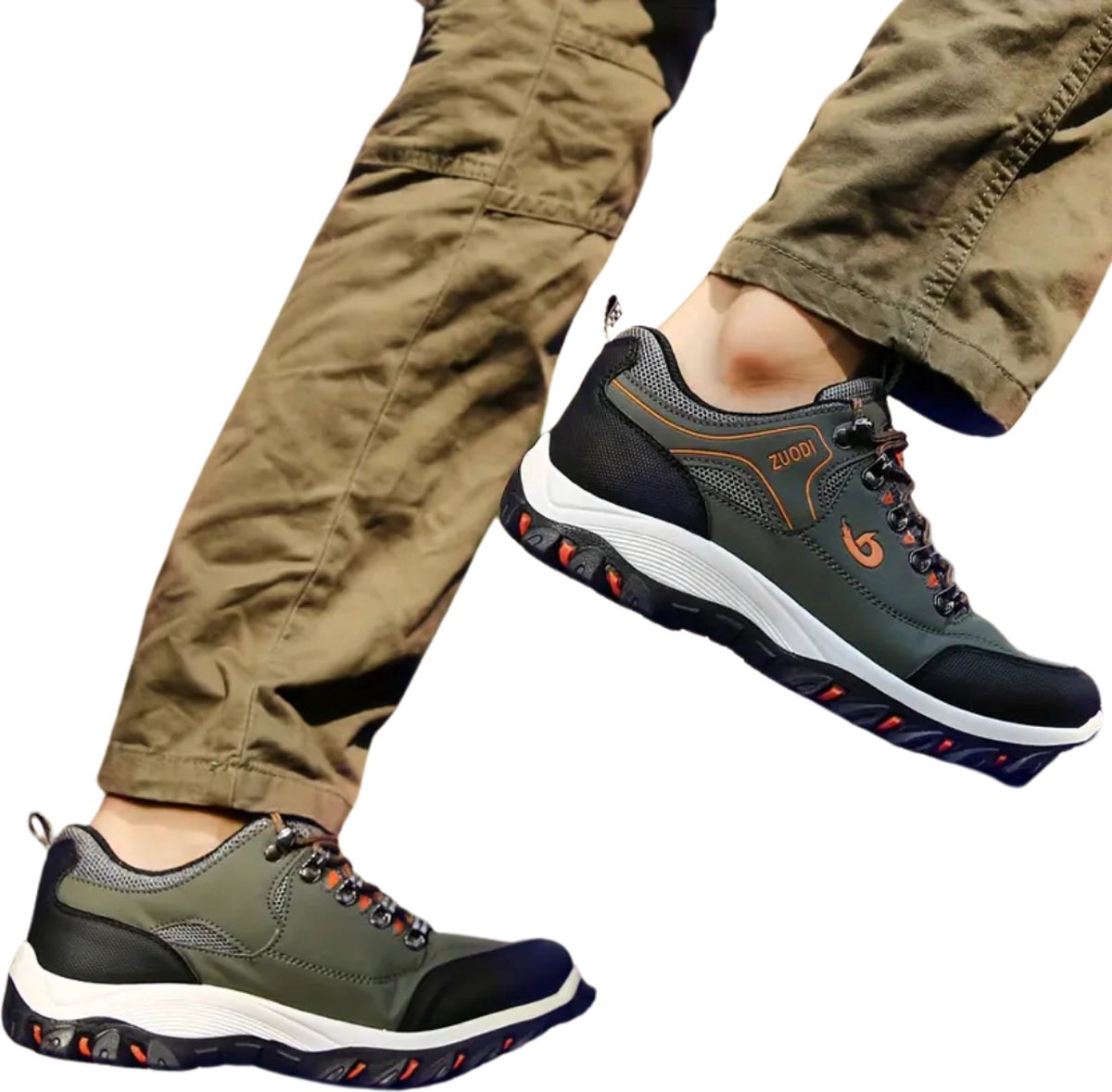 Nivard Schoenen Heren Sneakers Comfortabel Wandelschoenen Casual Volwassen Zwart