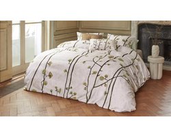 Beddinghouse x Van Gogh Museum Plum Blossoms dekbedovertrek - Lits-Jumeaux - 240x200/220 cm - Zand