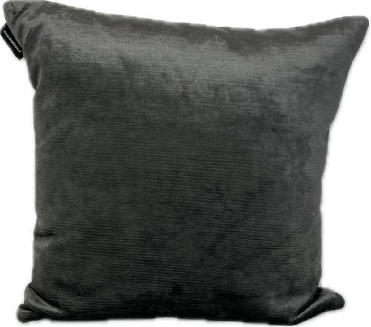 Madison sierkussen 45x45 cm Velvet light grey Groen