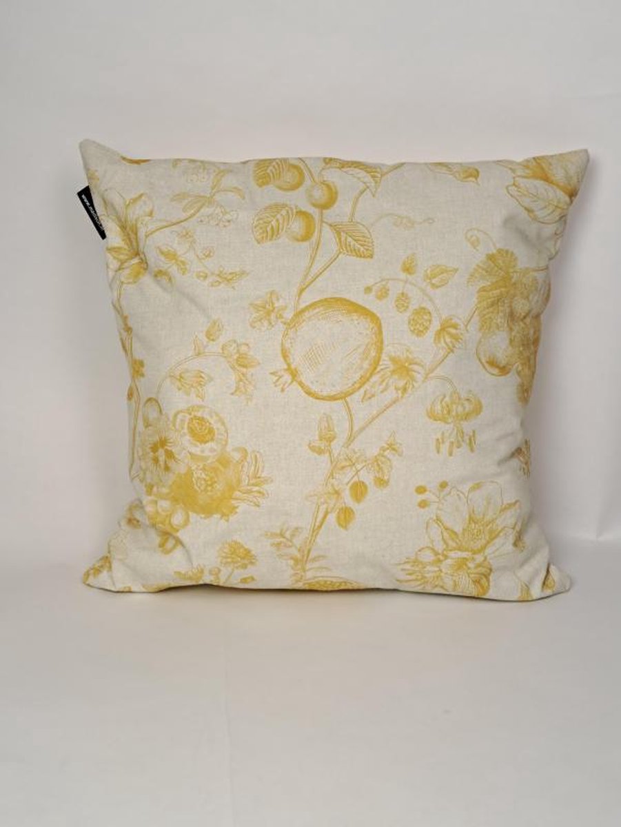 Madison Home Madison sierkussen 45x45cm Vijg Geel