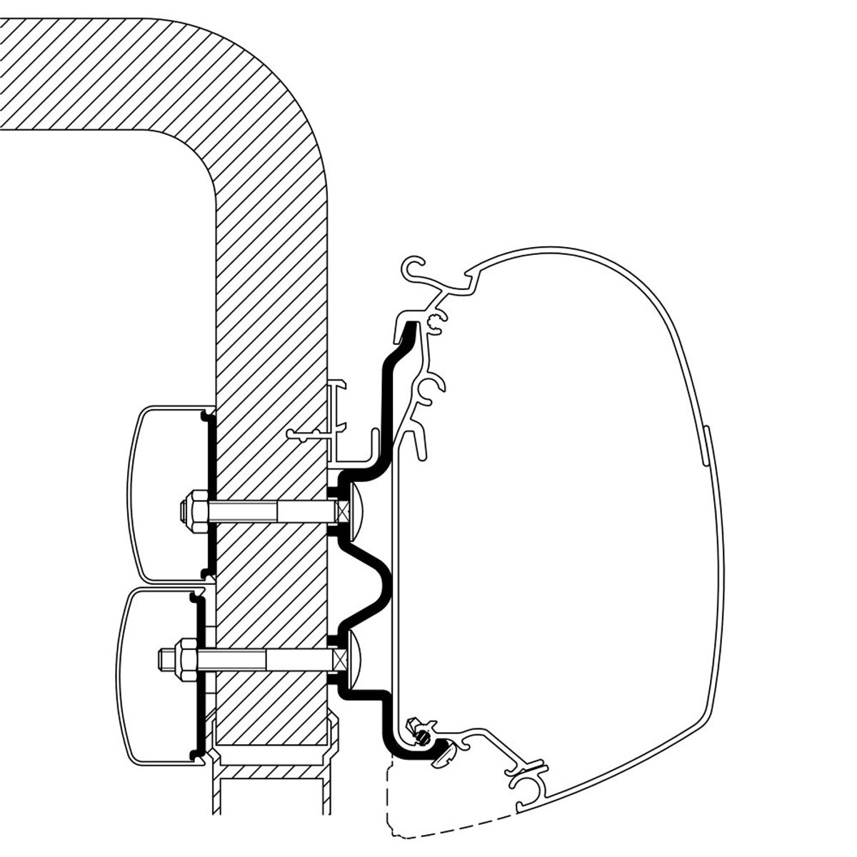 Thule Hymer Camp Adapter