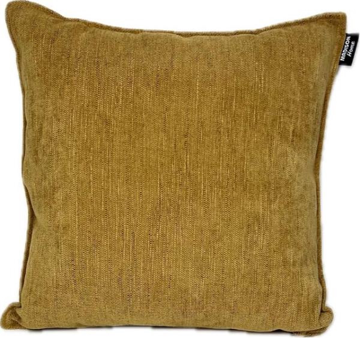 Madison sierkussen 45x45 cm Colorado light mostard Groen
