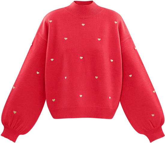 GORGLITTER Gebreide trui voor dames, oversized, met