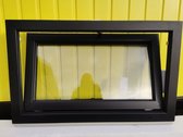 Huisseries en plastique - Fenêtres tombantes - Fenêtres à guillotine - Fenêtres basculantes - Fenêtres noir intérieur-noir extérieur 600 x 980 mm