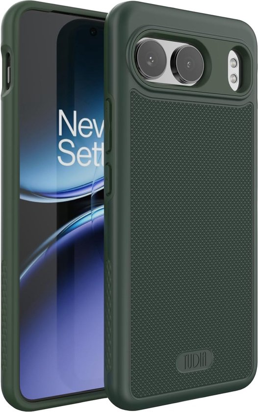 Exobox Convient pour OnePlus Nord 4 - Double Couche - Antichoc - Heavy Duty - Coque Arrière - Vert