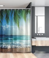 Spirella - Zilverkleurige - 240 x 200 cm - Douchegordijn kopen