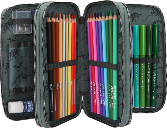 Depesche - Trousse 3 compartiments Dino World - BITE