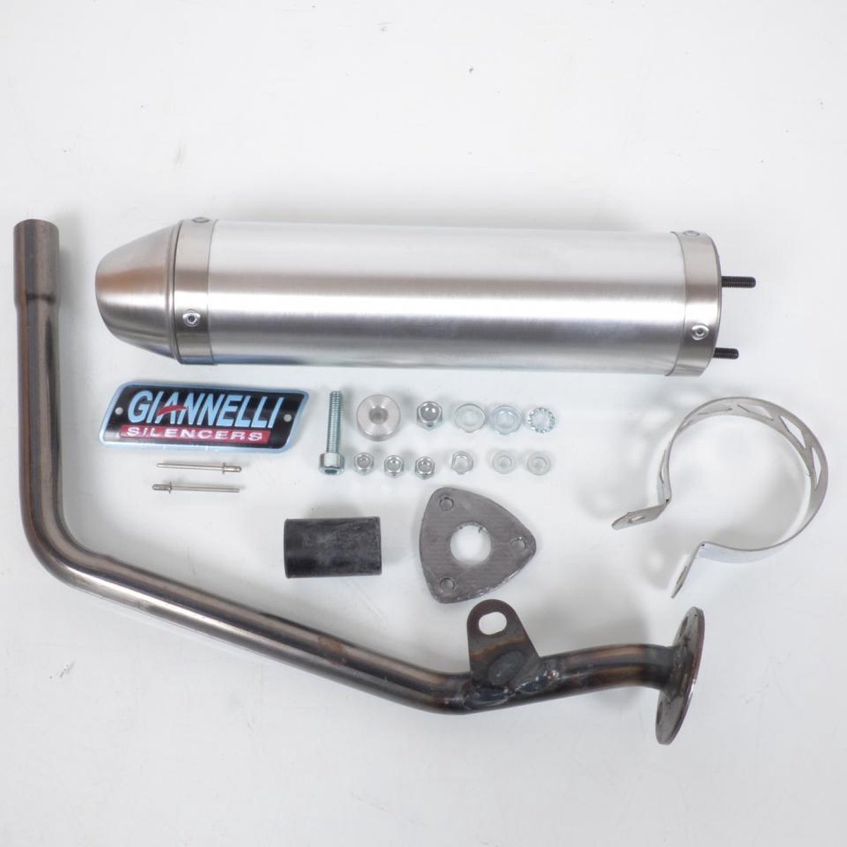 uitlaatdemper giannelli voor motor peugeot 50 xps street 2004 tot 2006 nieuw