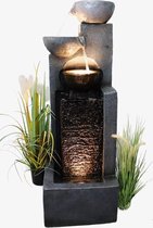 Thuys – Waterornamenten – Voor Buiten – Waterval – Kamerfontein – Waterfontein Tuin – Elegantie – 42x37x109 cm – Stijlvol – Zwart