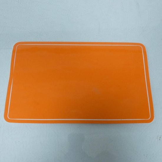 Autocollant stickers SPM pour Auto 210mm x 113mm orange Neuf