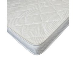 Topdekmatras XXL - Topper 140x210 - 12 cm dik - Tencel hoes - Visco Nasa Traagschuim - Tencel tijk - 12cm dik - Orthopedisch