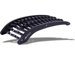 AJ-Sports Rugstretcher Large - Nekstretcher - Backstretcher - Rug Corrector - Postuur Corrector - Rugmassage - Rugpijn - Spijkermat - Zwart - Kunststof