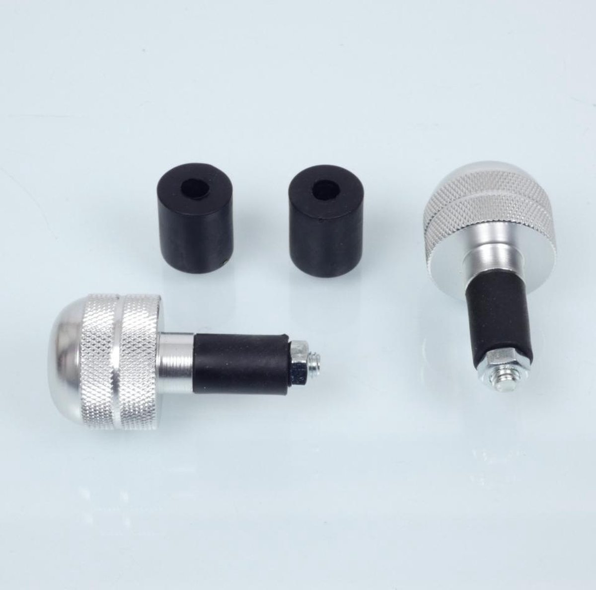 Embout de guidon One Soft aluminium moleté pour moto / Ø12 ou 18mm Neuf