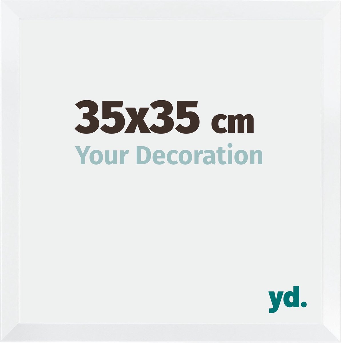 yd. Your Decoration - Fotolijst 35x35 cm - MDF - Wit Mat - Catania