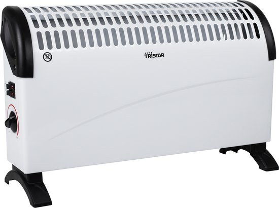 Tristar Elektrische Kachel KA-5911 - Convectorkachel - 750|750|1500 Watt - Oververhittingsbeveiliging - Regelbare thermostaat - Wit