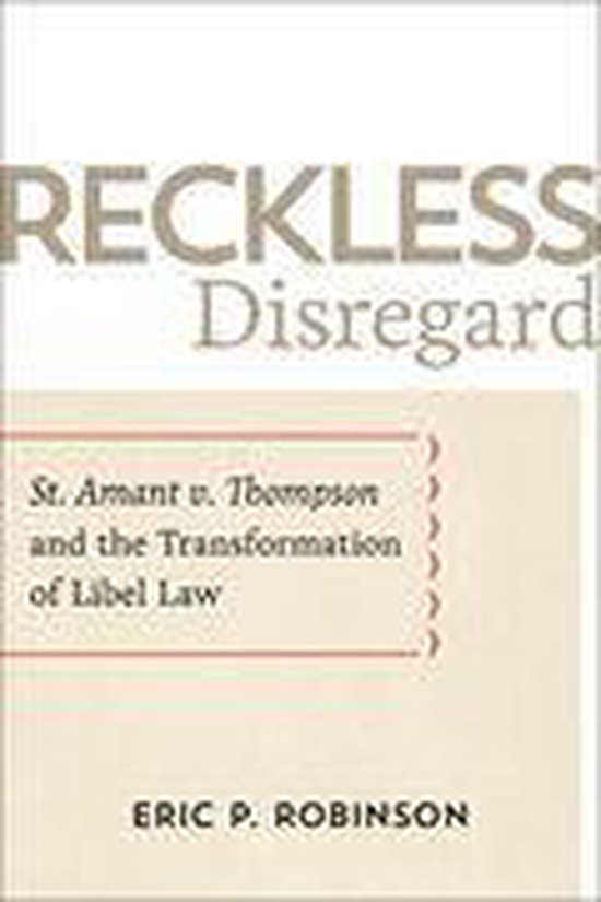 Reckless Disregard - cover