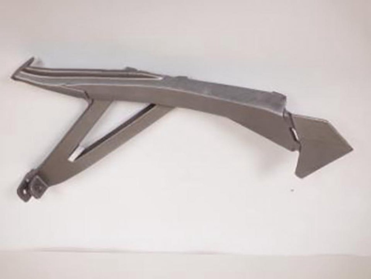voetsteunplaat rechts voor aprilia 1000 rst futura 2001 - 2003 ap8146296 nieuw