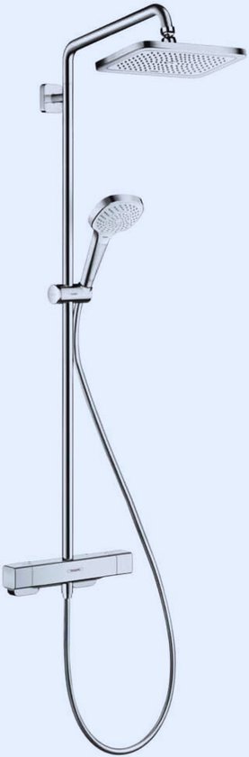OCEAN thermostatische douchemengkraan met planchet • chroom/wit • SCHÜTTE OCEAN thermostatische douchemengkraan met planchet • chroom/wit • SCHÜTTE