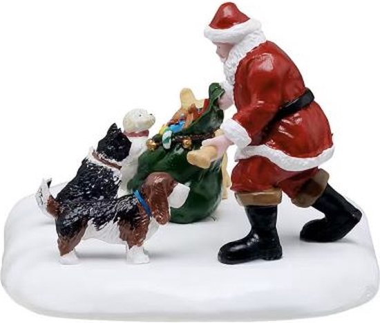 LEMAX – Dog Parking, 13567 – Villaggio Natalizio Caddington, Casa In Miniatura, Dimensioni 8,5x4x8,5 Cm, Per Decorazione Presepe E Albero