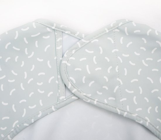 J. Børn Bavoir à manches longues avec bonnet large (6 mois - 2 ans) - Tablier pour vêtements pour tout-petits - Tablier de peinture - Bavoir/tablier Bébé - Bavoir à manches - Bavoir à manches (Haricots)