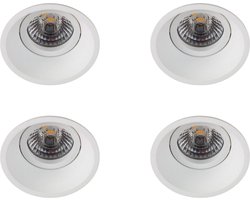 inbouwspot, 4 stuks, Orbit - Spot Inbouw Gu10 50W 230V Wit S2 Borderline BS3001 BL