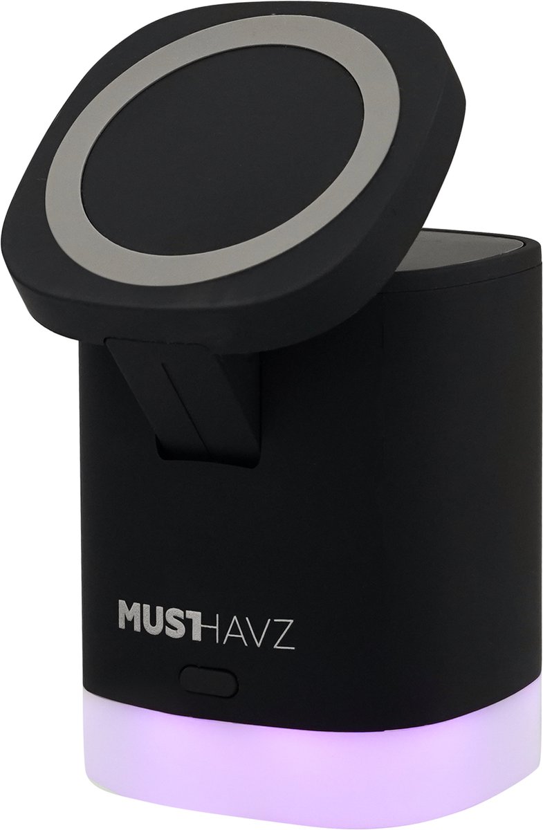 Musthavz Mag4 Magnetic Wireless Charger, black