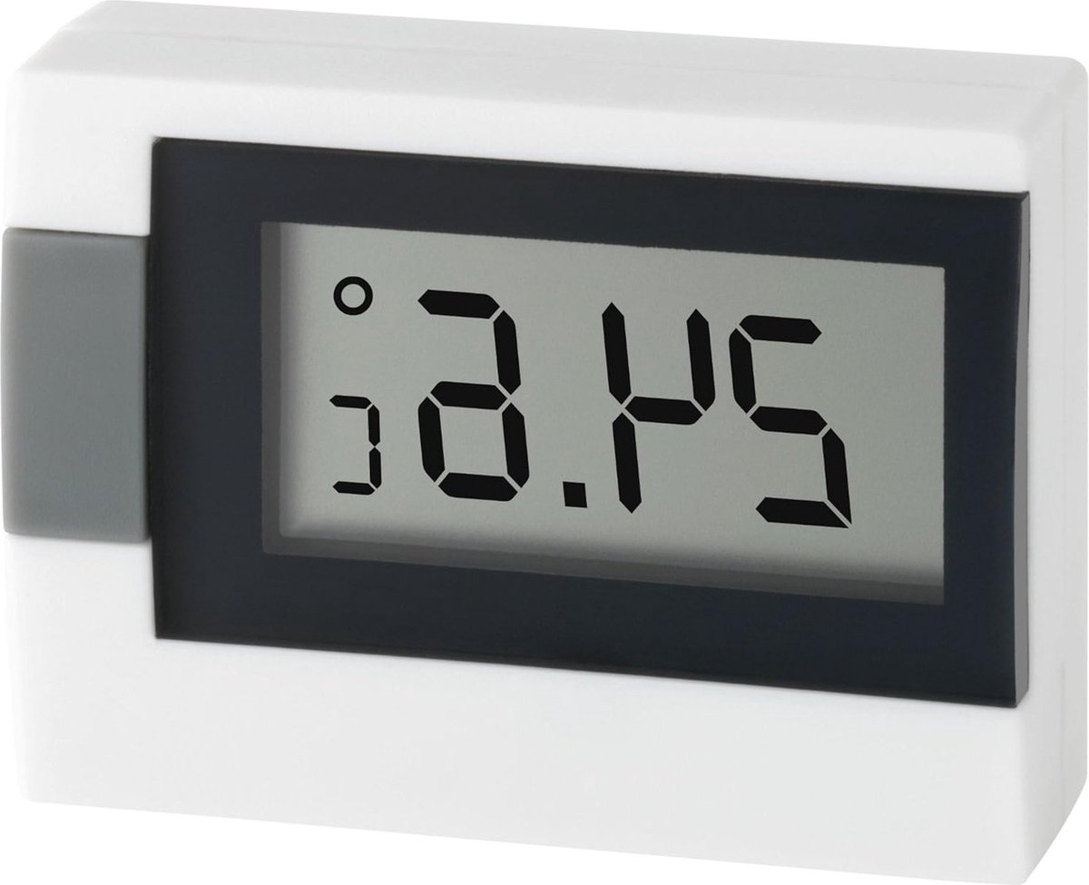 oCreon Digitale Thermometer 30.2017.02 - Binnen Temperatuurmeting - Klein en Handig - Wit