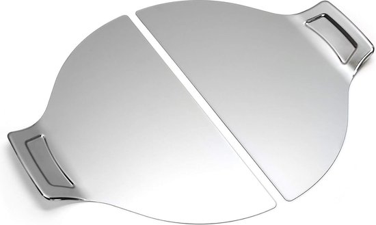 Telescopische BBQ hotdog roestvrijstalen u-vormige stok van 30 cm met houten handvat