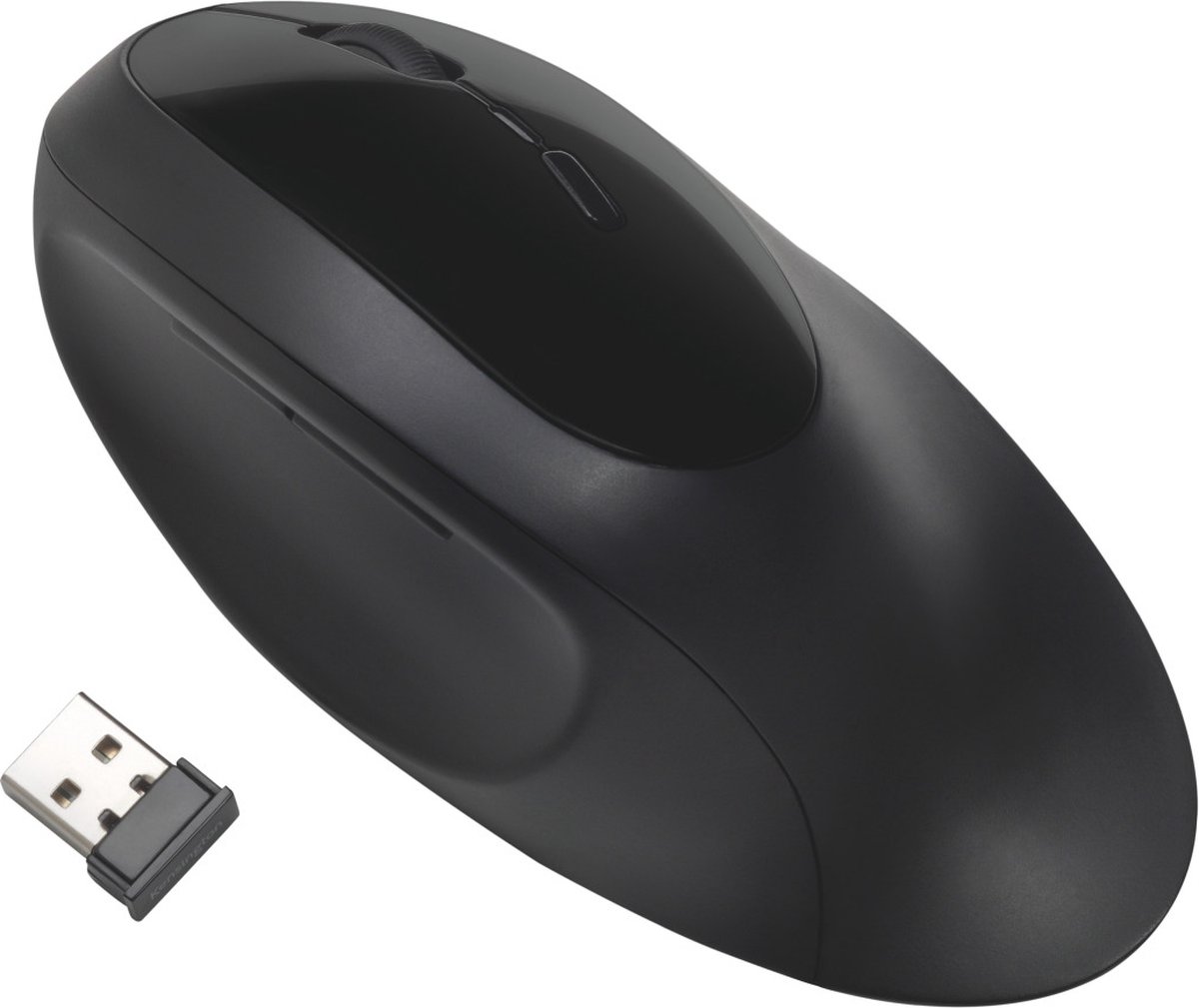 Kensington Pro Fit® Ergo Draadloze Muis Met Polssteun - 3 DPI-Instellingen - Inclusief Ontvanger - Zwart