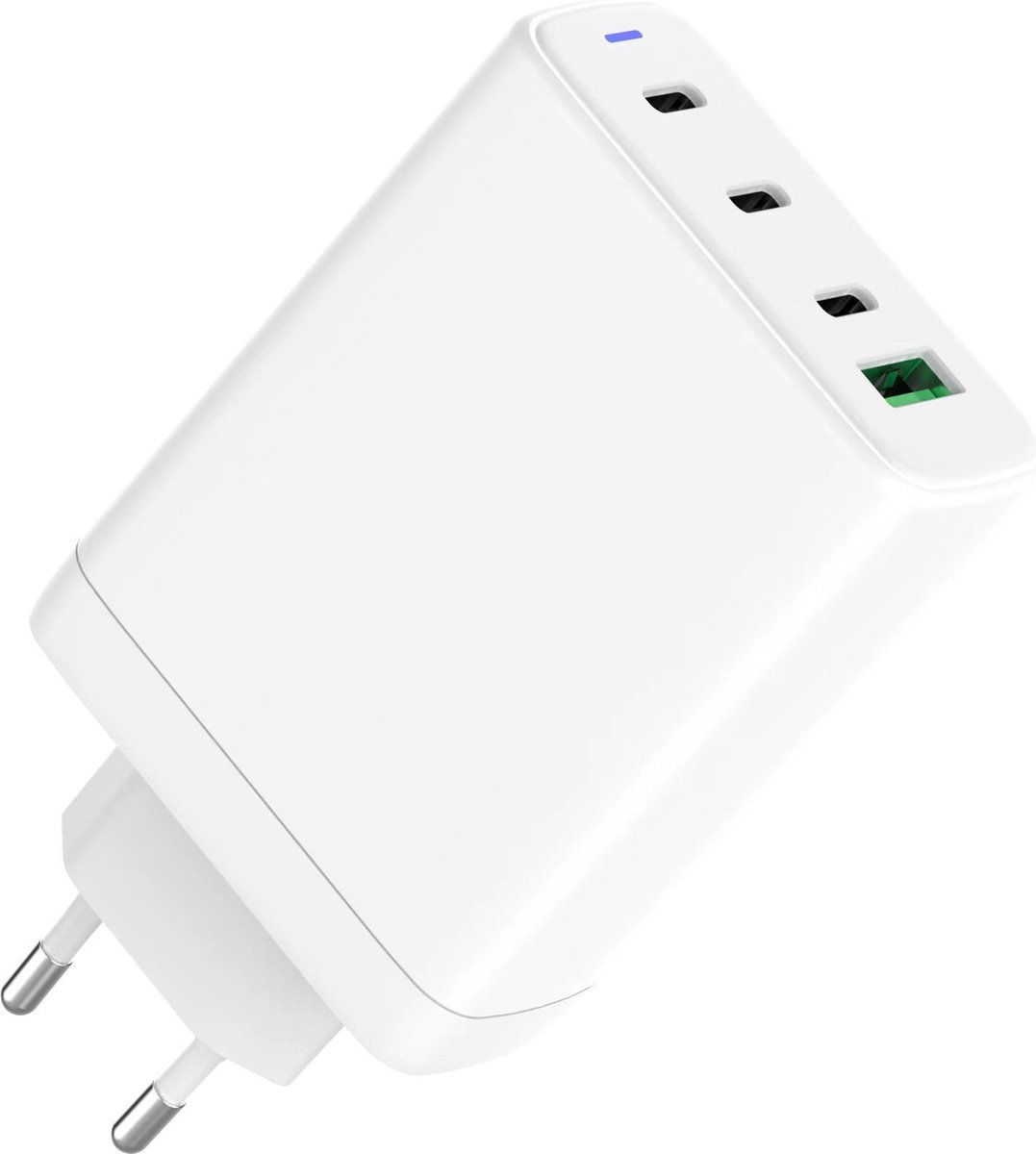 Voltma PH150ACCC 150W USB-C snellader - Snelle Multi-Poort GaN lader van 150W met 3x USB-C en 1x USB-A - 150 Watt oplader - USB-C Laptop lader universeel - oplaadadapter - USB C adapter geschikt voor Smartphone, iPhone, Macbook Pro, Laptop en Tablet