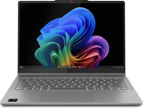 Lenovo IdeaPad 5 2-in-1 14Q8X9 83GH - Draaibaar design - Snapdragon X Plus - X1P-42-100 tot 3.2 GHz - Win 11 Home - Qualcomm Adreno - 16 GB RAM - 1 TB SSD NVMe - 14" OLED aanraakscherm 1920 x 1200 - Wi-Fi 7, Bluetooth - grijs - tsb Engels - Europa