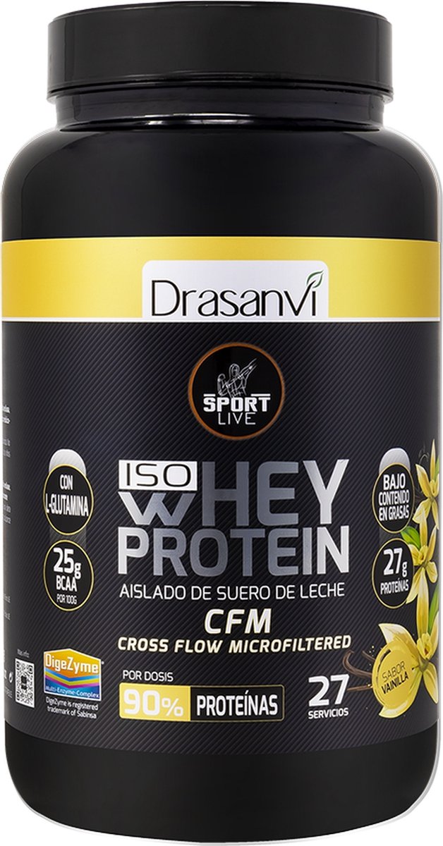 SPORT LIVE DRASANVI ISO WHEY PROTEIN isolate #Vanilla 800 gr