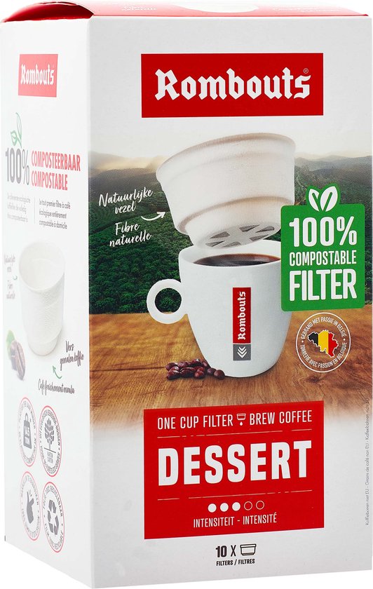 Rombouts Barista koffie Dessert - 10 Filters 70 g | bol