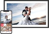 Bol.com HomeTogether Digitale Fotolijst 10.1 inch - 27 cm breed - 19 cm hoog - Full HD - Frameo App Gratis of Betaald - Prachtig... aanbieding