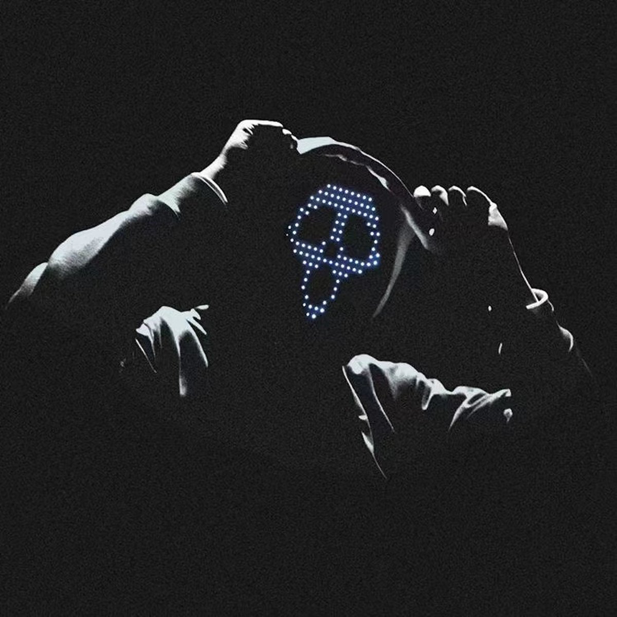 LED masker - Verkleed masker - Festival gadgets - Met sensor - USB-C - Zwart — afbeelding 9