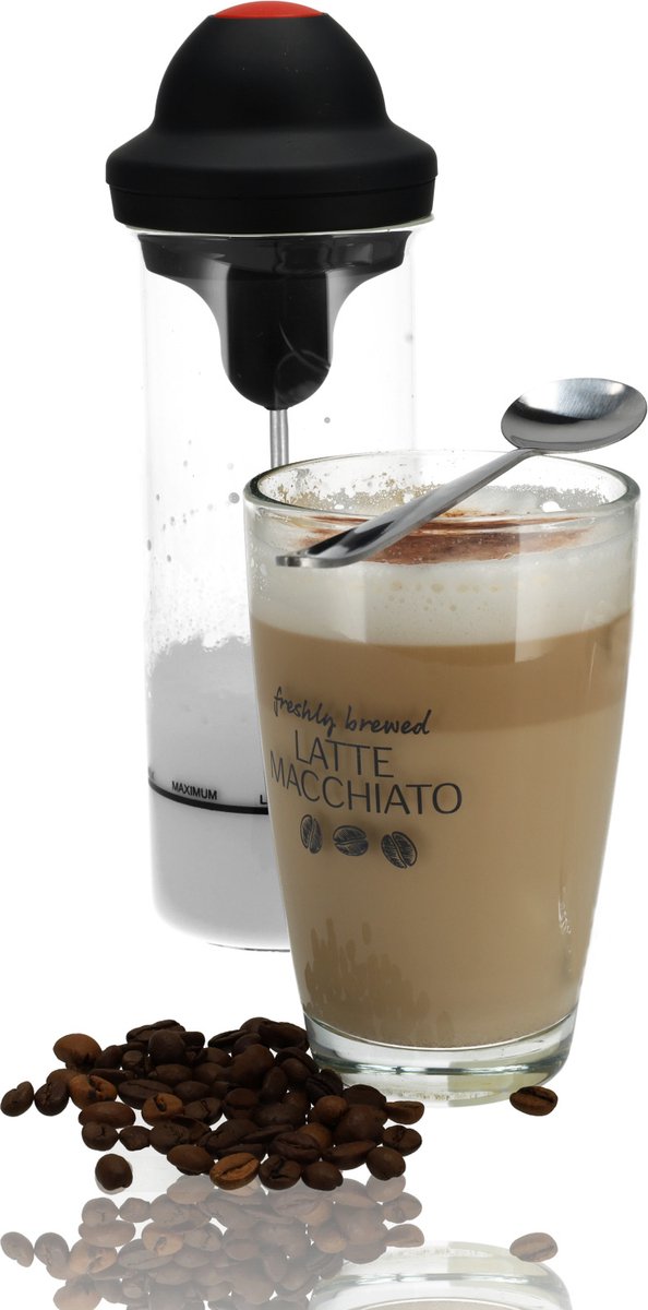 Elektrische Melkopschuimer RVS – Draadloos en BPA-vrij – Voor Warme en Koude Melk – Latte en Cappuccino Schuimer – Met Anti-Aankoek Glaskan — cadeau in Kookcadeaus - foto 8