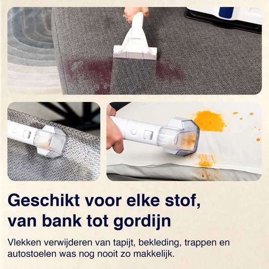 thumbnail: Samako Professionele Draagbare Tapijtreiniger - Vlekkenreiniger Voor Bank, Meubels & Auto | 450W
