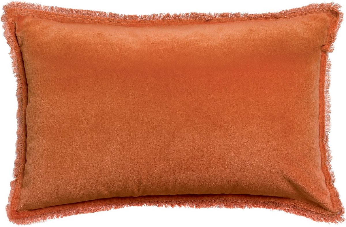 Vivaraise Effen kussen Fara Amber 40 x 65 Blauw