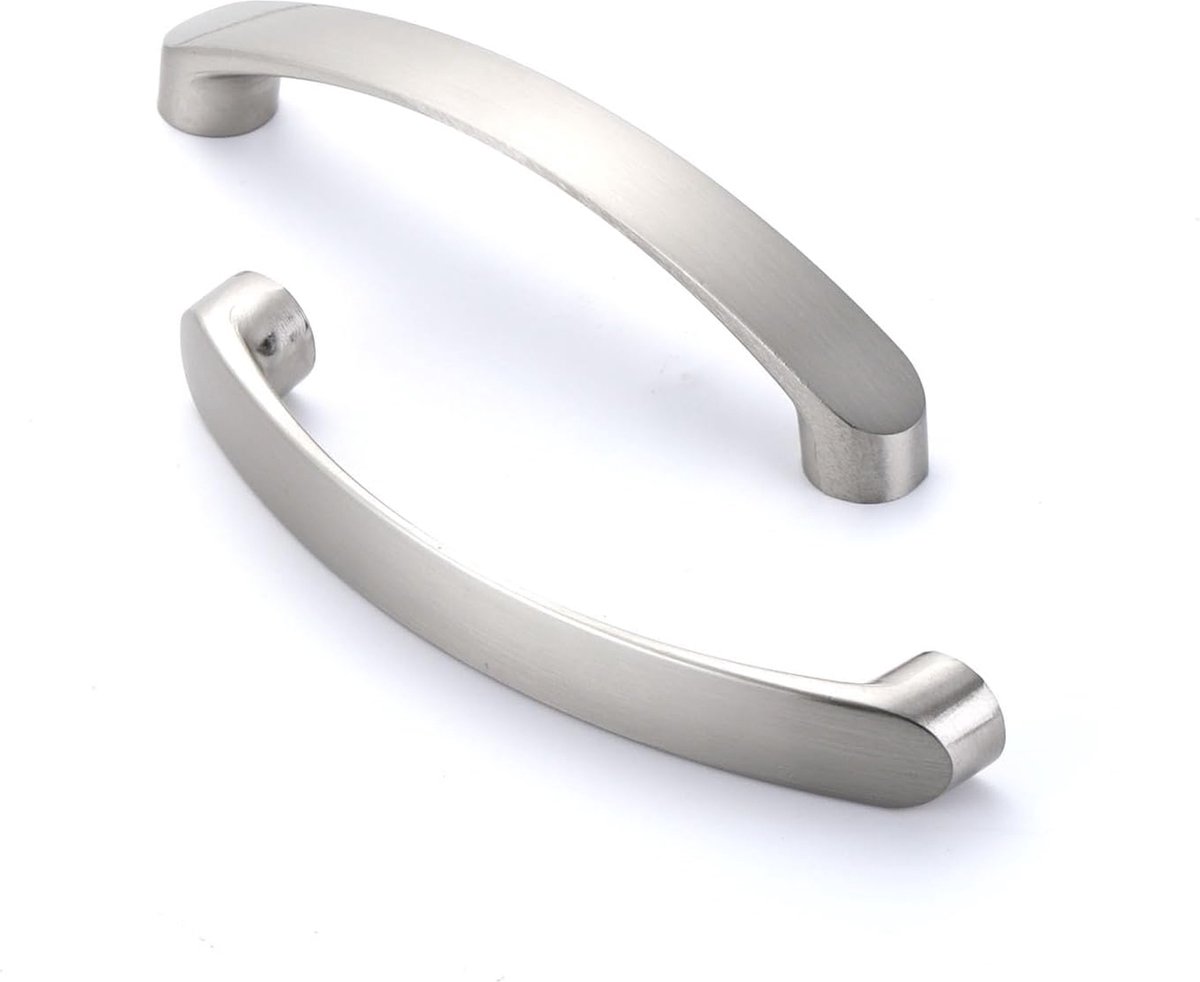 JGS ® Set van 10 Moderne Meubelgrepen voor Keukenkasten en Laden met Schroeven, 64 mm Gatafstand