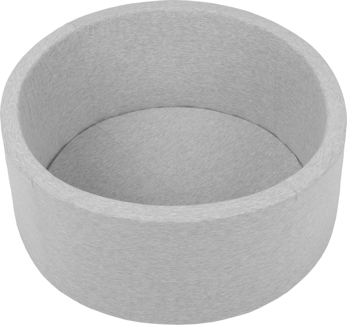 Petsona Ballenbad foam voor honden 70x30cm geen ballen - Hondenzwembad - Ballenbak rond draagbaar - Kattenspeelgoed - Met plastic ballen - Voor de hond - Hondenzwembad klein - Voor dieren - Lichtgrijs