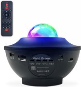 Sterren Galaxy Projector - Sterrenhemel - Sterrenprojector - Sterrenlamp - Star Sky Light Projector - Galaxy Lamp - Vivid Green