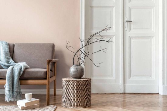 PAPIER PEINT ASPECT TEXTILE | Basic - Saumon clair - Living Walls Daniel Hechter 7