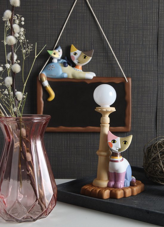 Goebel - Rosina Wachtmeister | Statue décorative avec lampe Chiaro di Luna | Porcelaine - 18cm - 2024