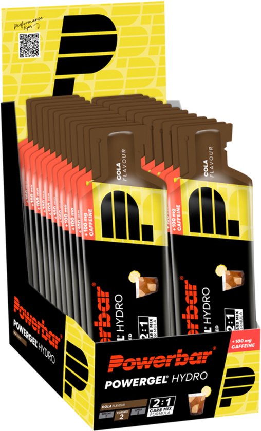 Powerbar Energiegels - Powergel Hydro - Cola (met cafeïne) 24x67ml — afbeelding 4