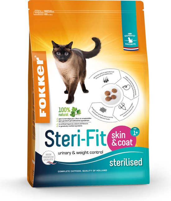 Fokker Cat Steri-Fit Skin & Coat 10 kg