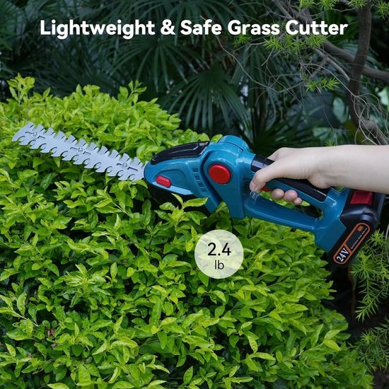 Jake Boss Life Tools - Elektrische Heggenschaar - Accu Heggenschaar - Heggeschaar met Accu - Grastrimmer - 1 Accu - Compatibel met Makita 18V van Jake Boss Life Tools — afbeelding 4