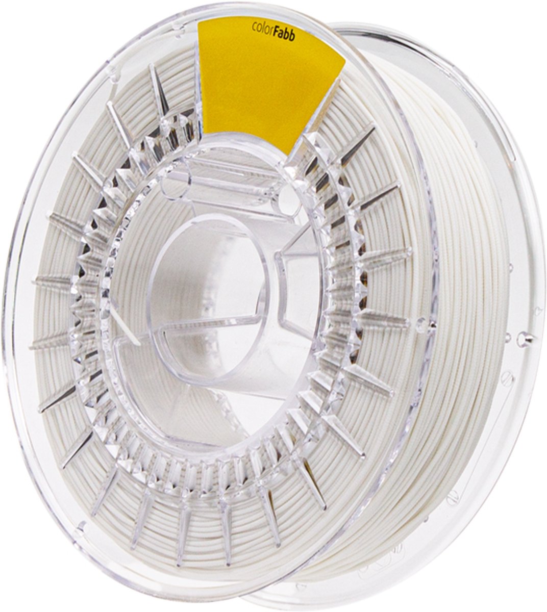 colorFabb TPU 95a Wit 3D-printerfilament - 2,85 mm - 700 g - Flexibel en duurzaam - Shore-hardheid 95A - Uitstekende laaghechting