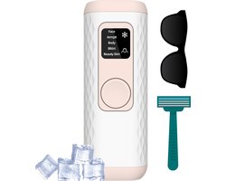 Laser Ontharingsapparaat - 5 niveaus - Koel element inbegrepen - Geschikt voor elk lichaamsdeel - Resultaat na 5 weken